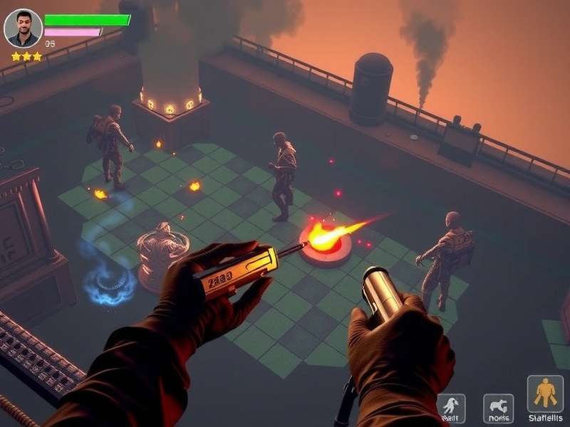 Blood Strike gameplay action scene showing intense combat