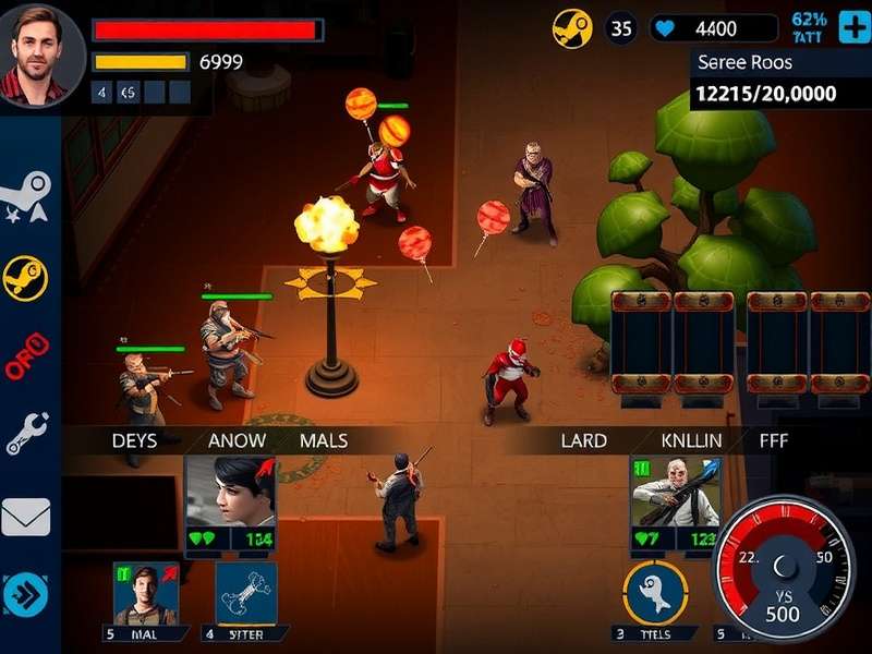 Blood Strike Steam system requirements graphical representation showing PC components