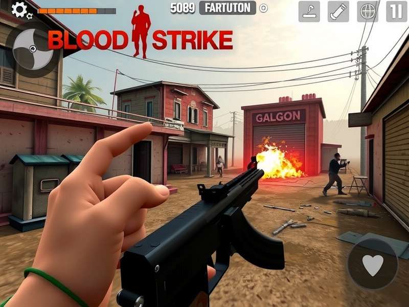 Blood Strike Mobile Game Handcam Gameplay - Pro player demonstrating advanced techniques