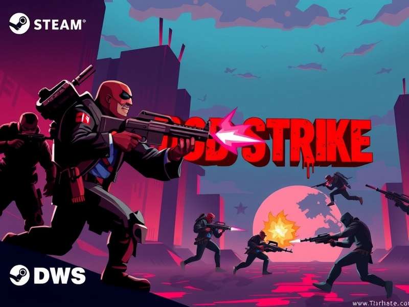 Blood Strike Steam Chart showing player count growth from 2023 to 2024