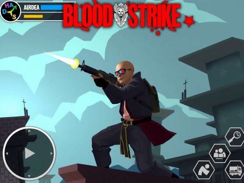 Blood Strike gameplay analysis showing heat maps and popular routes