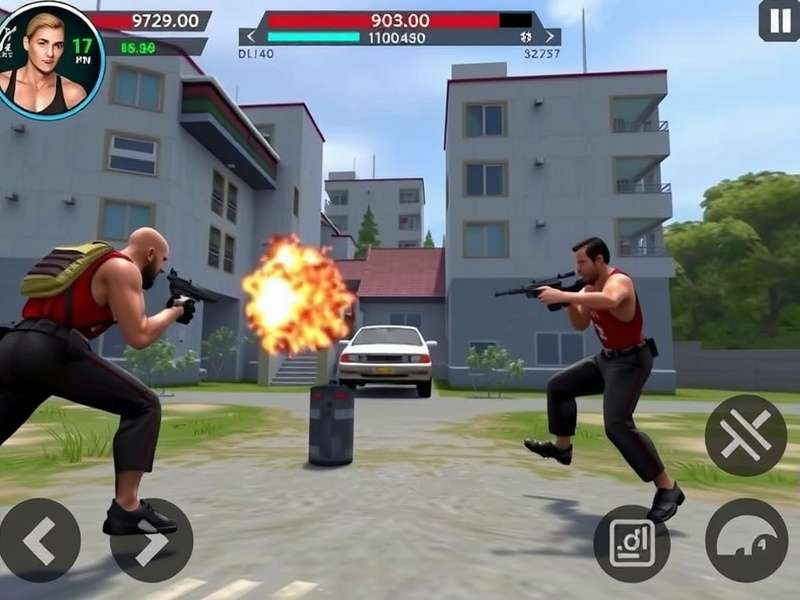 Blood Strike Ultima Version gameplay screenshot showing new Shadowfall map and weapon customisation