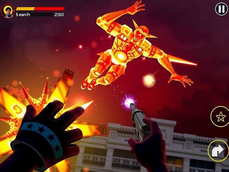 Blood Strike Game Screenshot showing intense multiplayer action