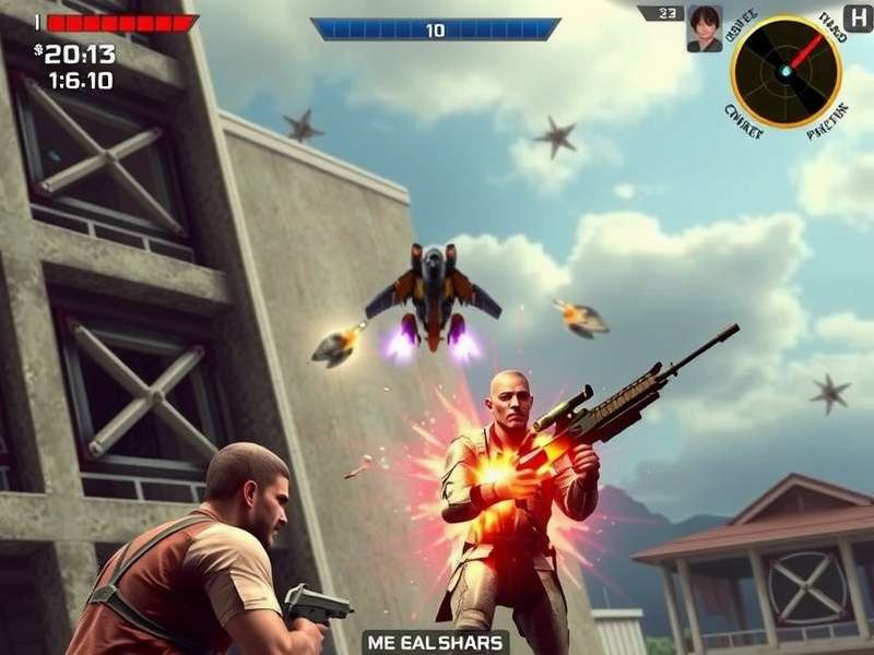 Blood Strike Gameplay on PC - Action Scene