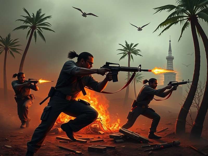 Blood Strike Ultimate Loadout Composition showing weapons and attachments