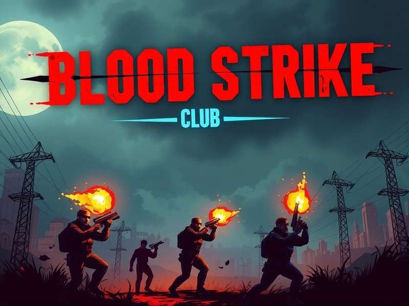 Blood Strike intense mobile gameplay screenshot showing character in battle