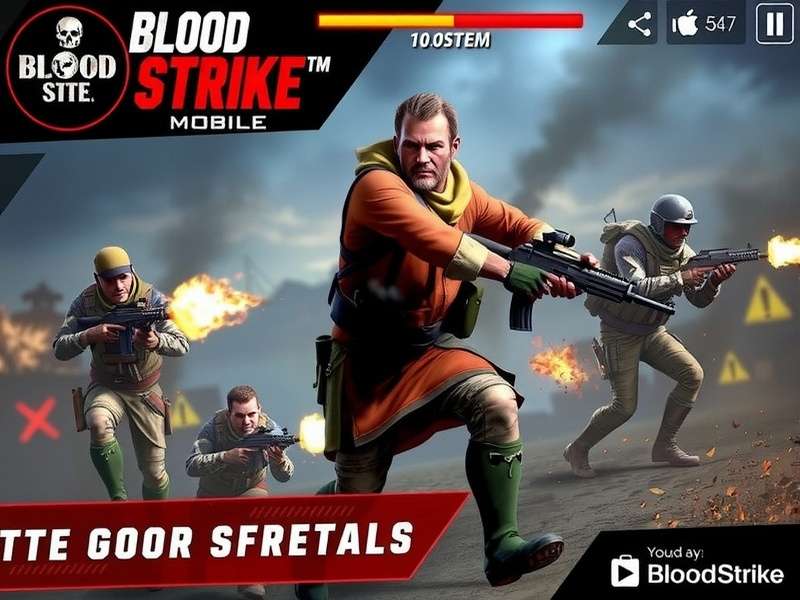 Blood Strike Mobile APK Gameplay Screenshot on Android Device