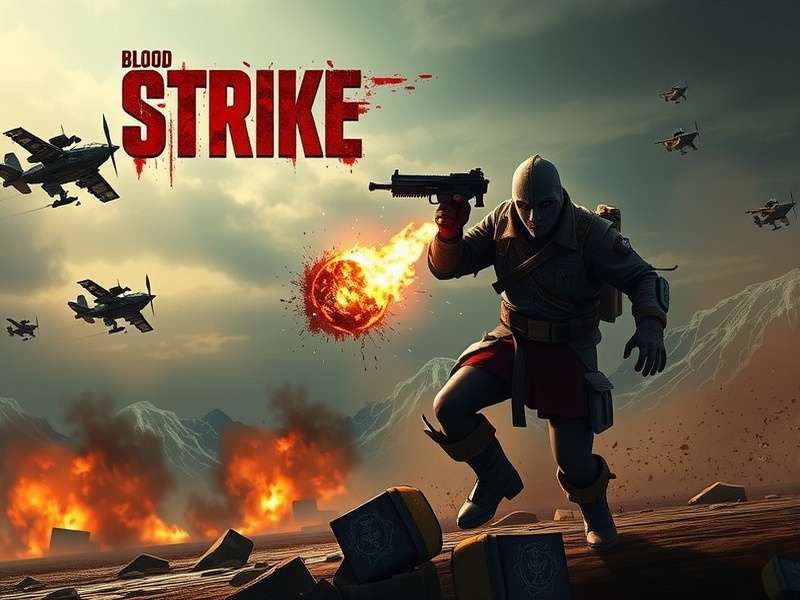 Blood Strike SteamDB dashboard showing player statistics and graphs