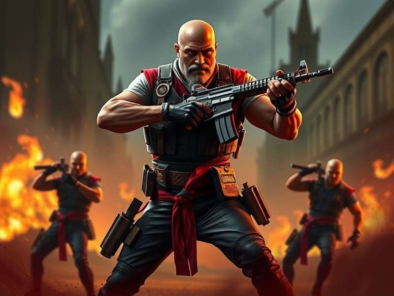 Blood Strike official meta weapon loadout display showing M4A1 and SPAS-12