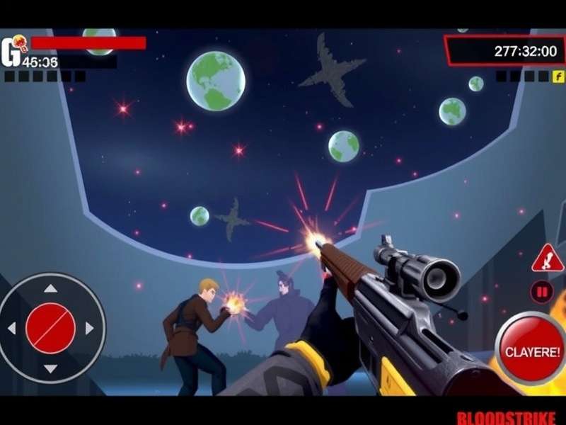 Blood Strike Mobile Game Intense Firefight Gameplay