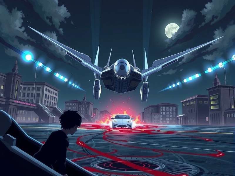 Blood Strike Anime Character wielding gold gun