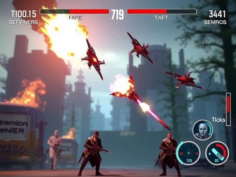 Blood Strike PC gameplay screenshot showing action scene