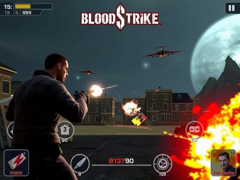 Blood Strike Download Interface showing APK and PC versions