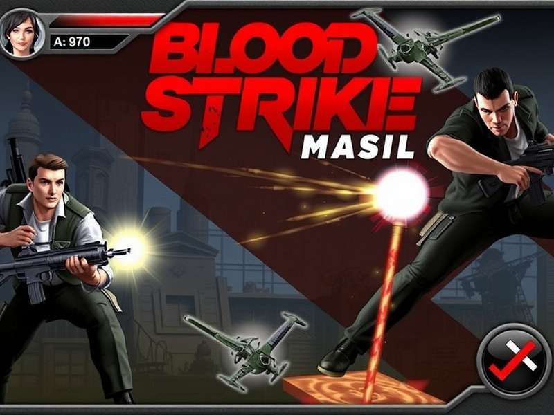 Blood Strike gameplay on mobile device