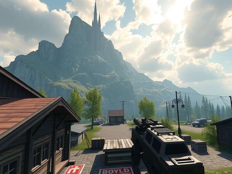 Blood Strike intense multiplayer gameplay with modern weapons and urban combat environment