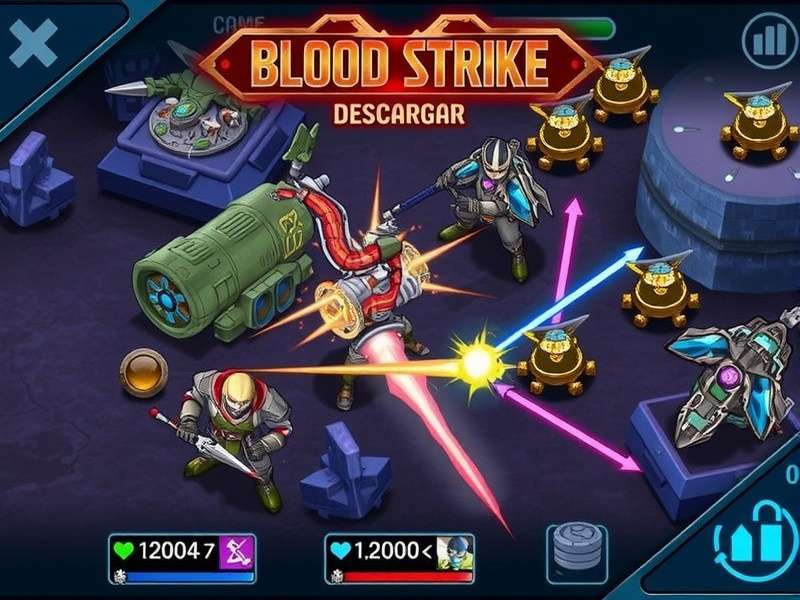Blood Strike running on PC with high graphics settings