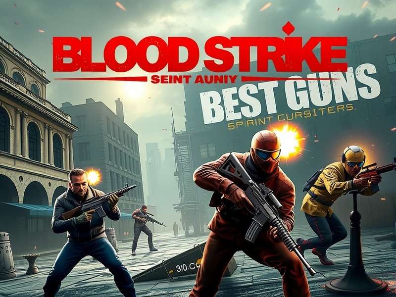 Blood Strike Weapons Tier List showing S-tier guns