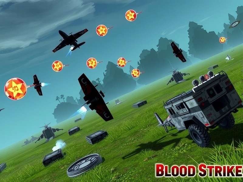 Blood Strike PC gameplay screenshot showcasing intense tactical combat in an urban environment