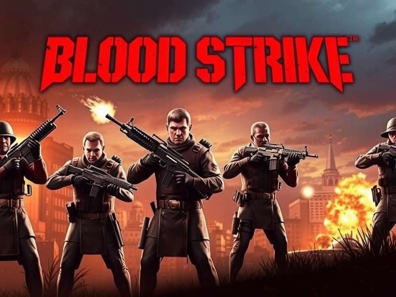Blood Strike Steam download progress bar on a PC in India