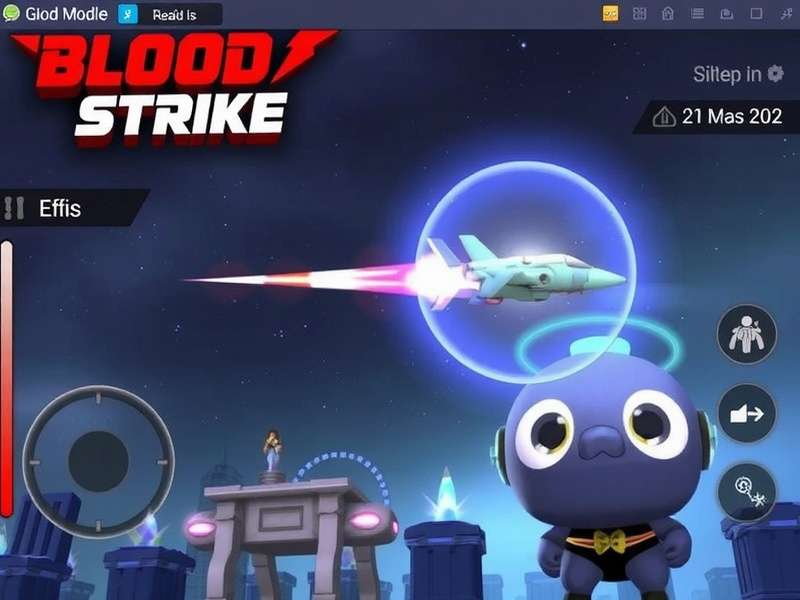 Blood Strike God Mode gameplay showing invincibility feature in action