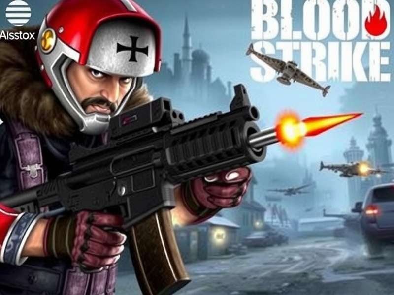 Blood Strike Mod Apk Unlimited Money And Gold gameplay screenshot showing premium skins and weapons