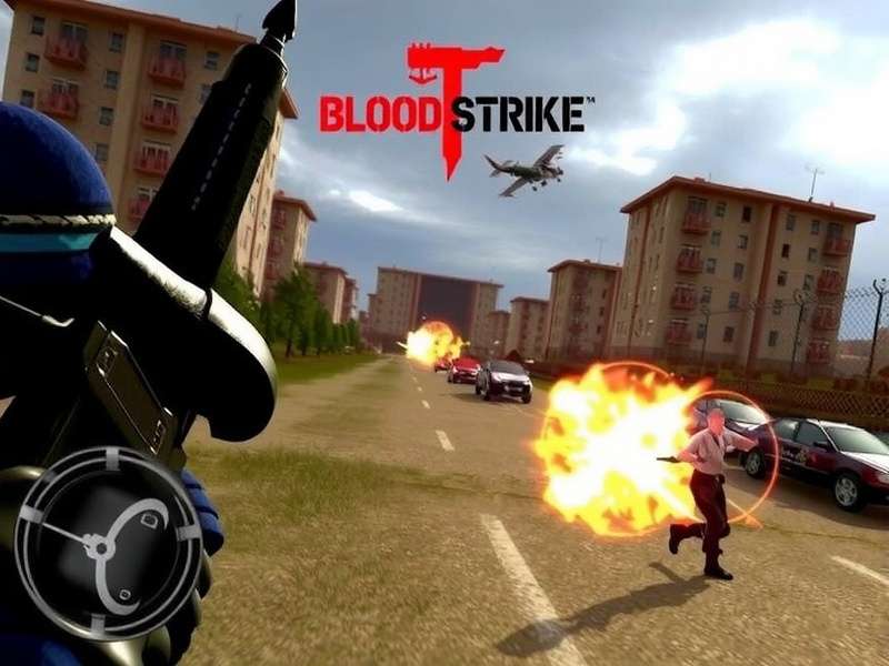 Blood Strike laptop gameplay showcasing Indian squad in tactical combat with high graphics settings
