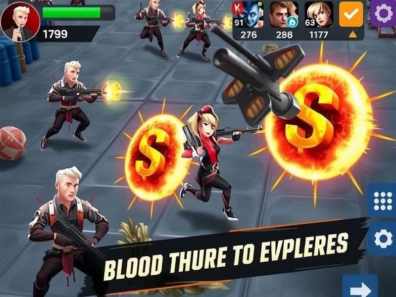 Blood Strike Mod Apk Unlimited Money And Gold An1 gameplay screenshot showing maxed resources