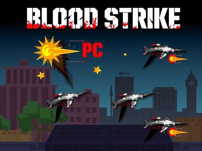 Blood Strike PC version action gameplay screenshot with intense firefight