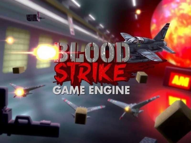 Blood Strike Game Engine architecture and performance banner showing the core systems
