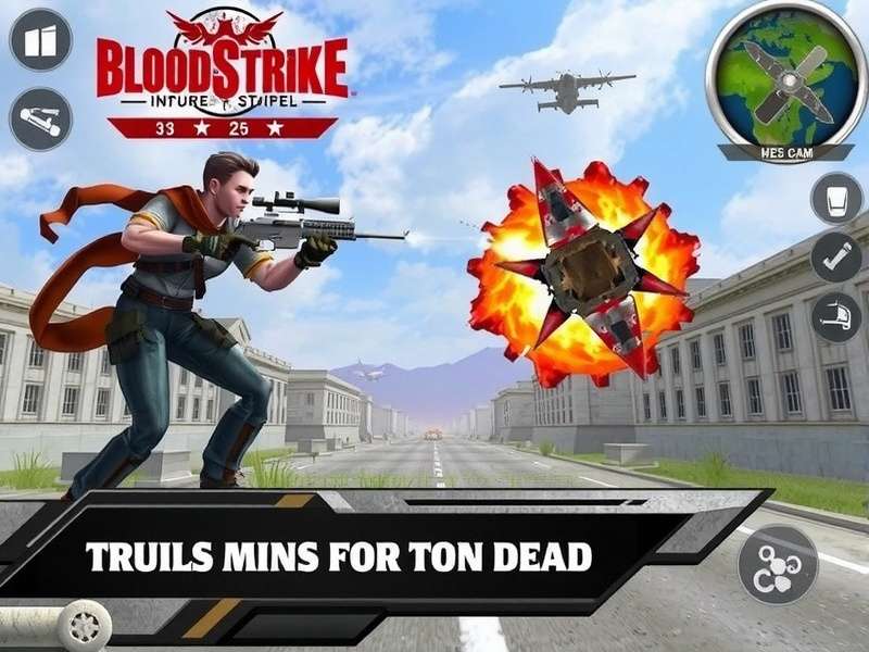 Blood Strike Mod Apk 2025 gameplay showcase with mod menu and enhanced graphics